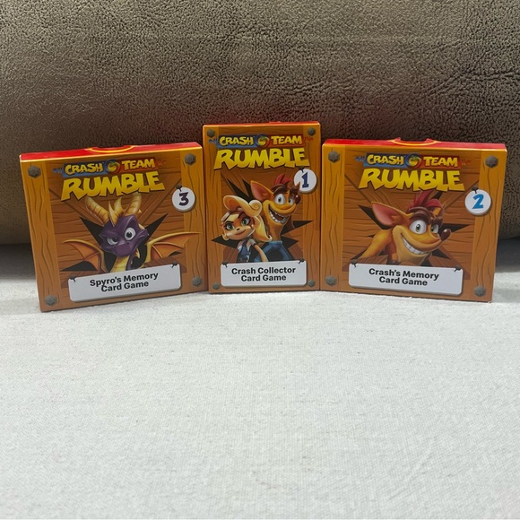 McDonalds Other - 2023 McDonalds Happy Meal Toys - Crash Team Rumble - Set of 3